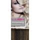 20" Deluxe Double Wefted Clip In Human Hair Extensions #4/27 Dark Brown/ Caramel Mix